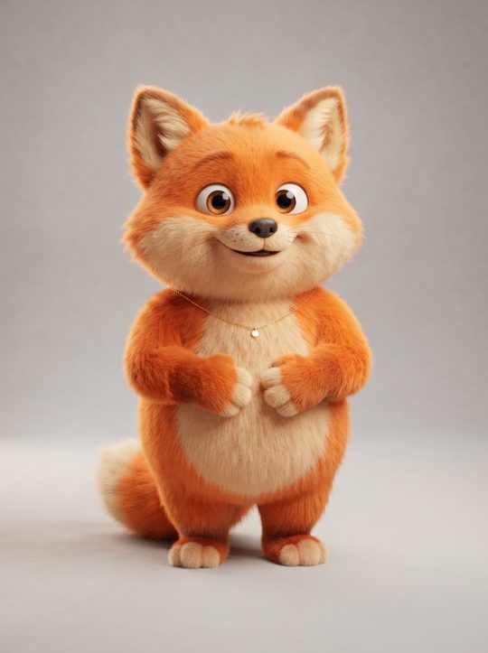 Uploaded photo: cartoon character (AI-generated, fictional)